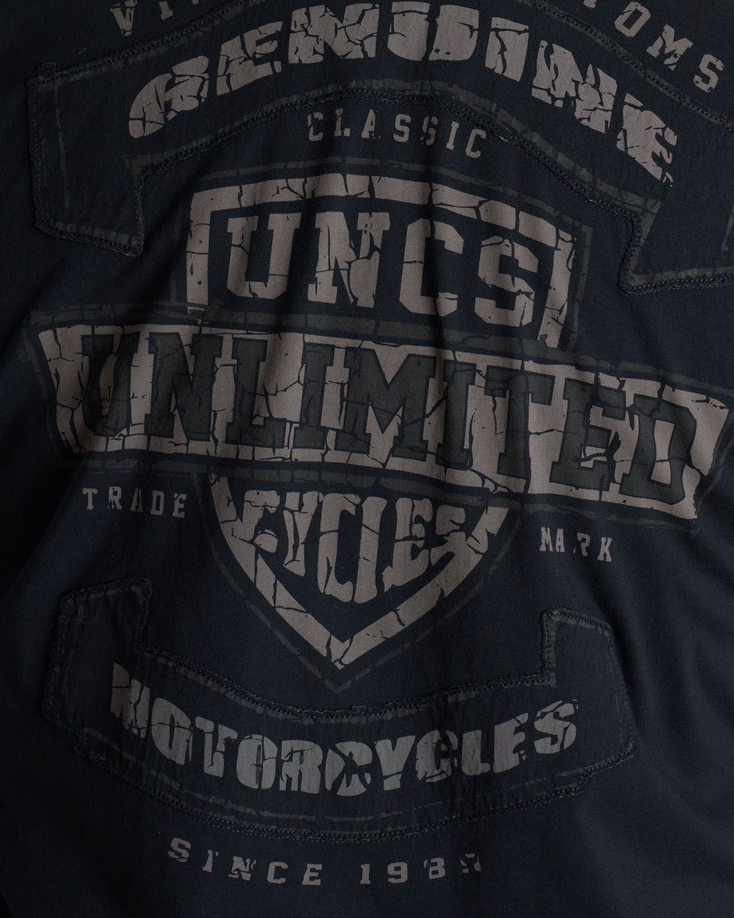 Pánske tričko VINTAGE VIII BLACK