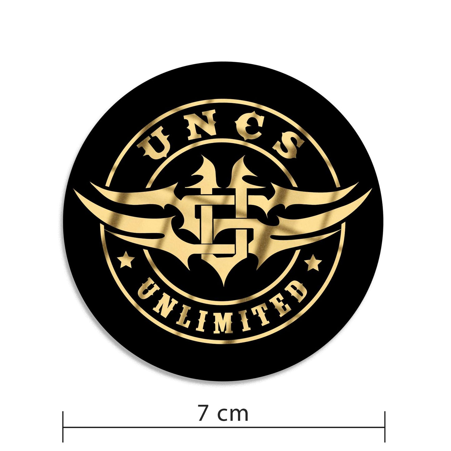 Nálepka UNLIMITED GOLD GOLD