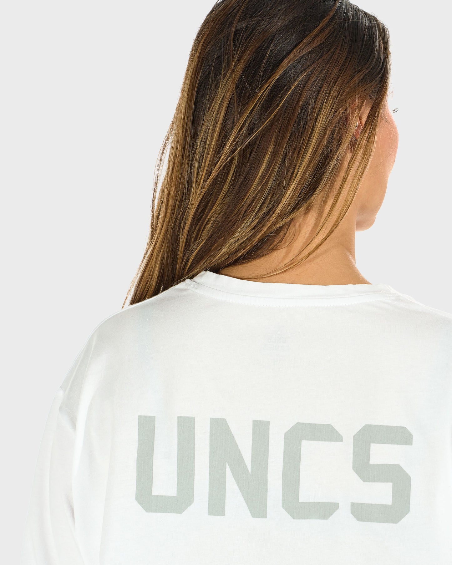 Dámske tričko MISCHA LS (oversize) WHITE