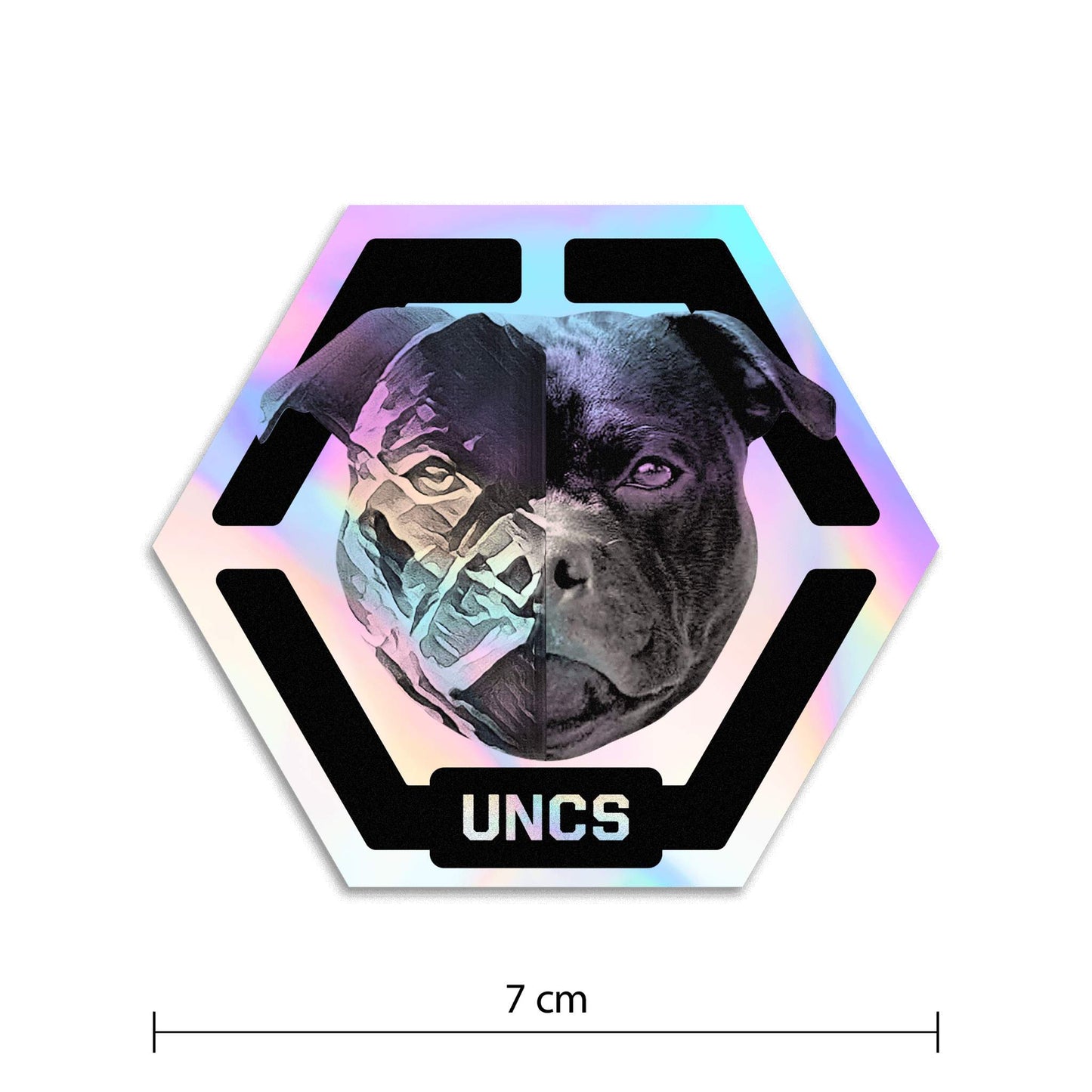 Nálepka STAFFBULL HOLOGRAPHIC