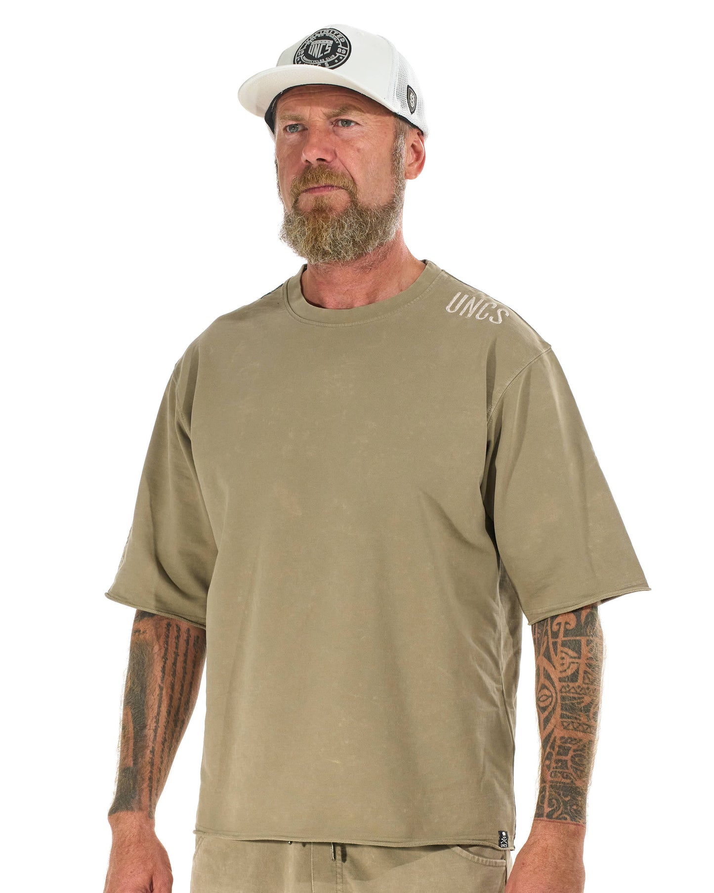 Pánske tričko RALPH (OVERSIZE) BEIGE