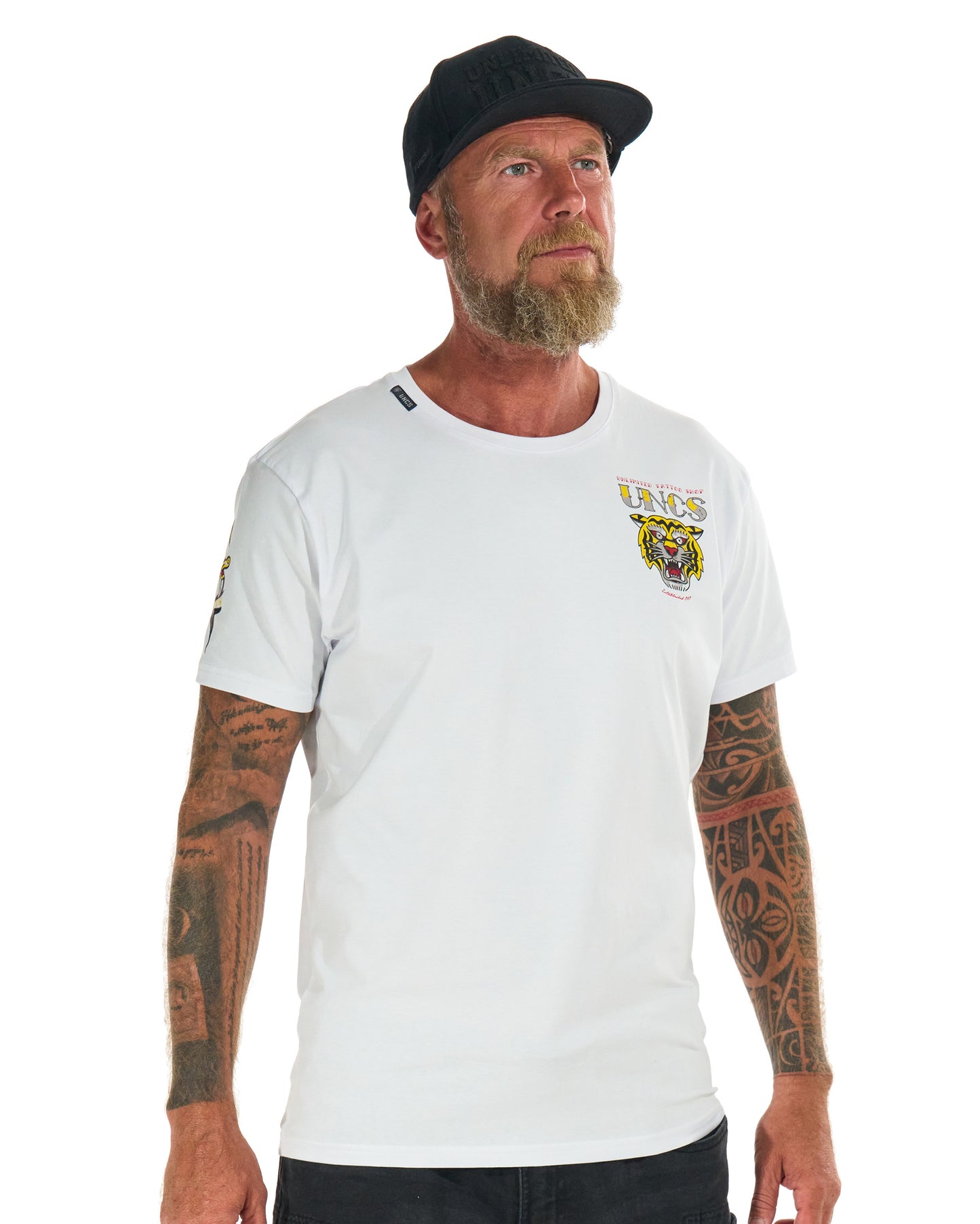 Pánske tričko TIGER WHITE