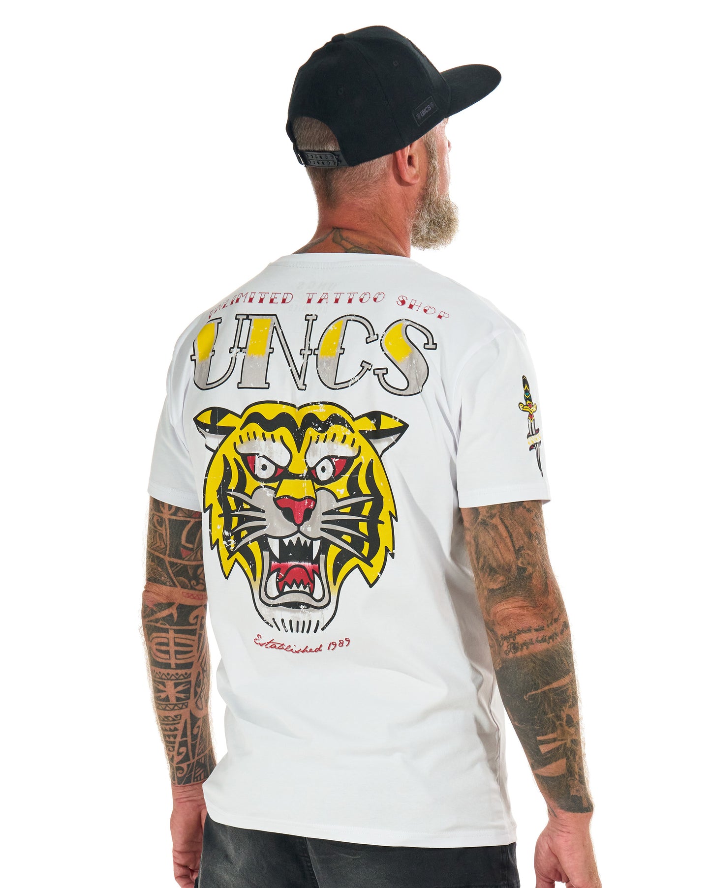 Pánske tričko TIGER WHITE