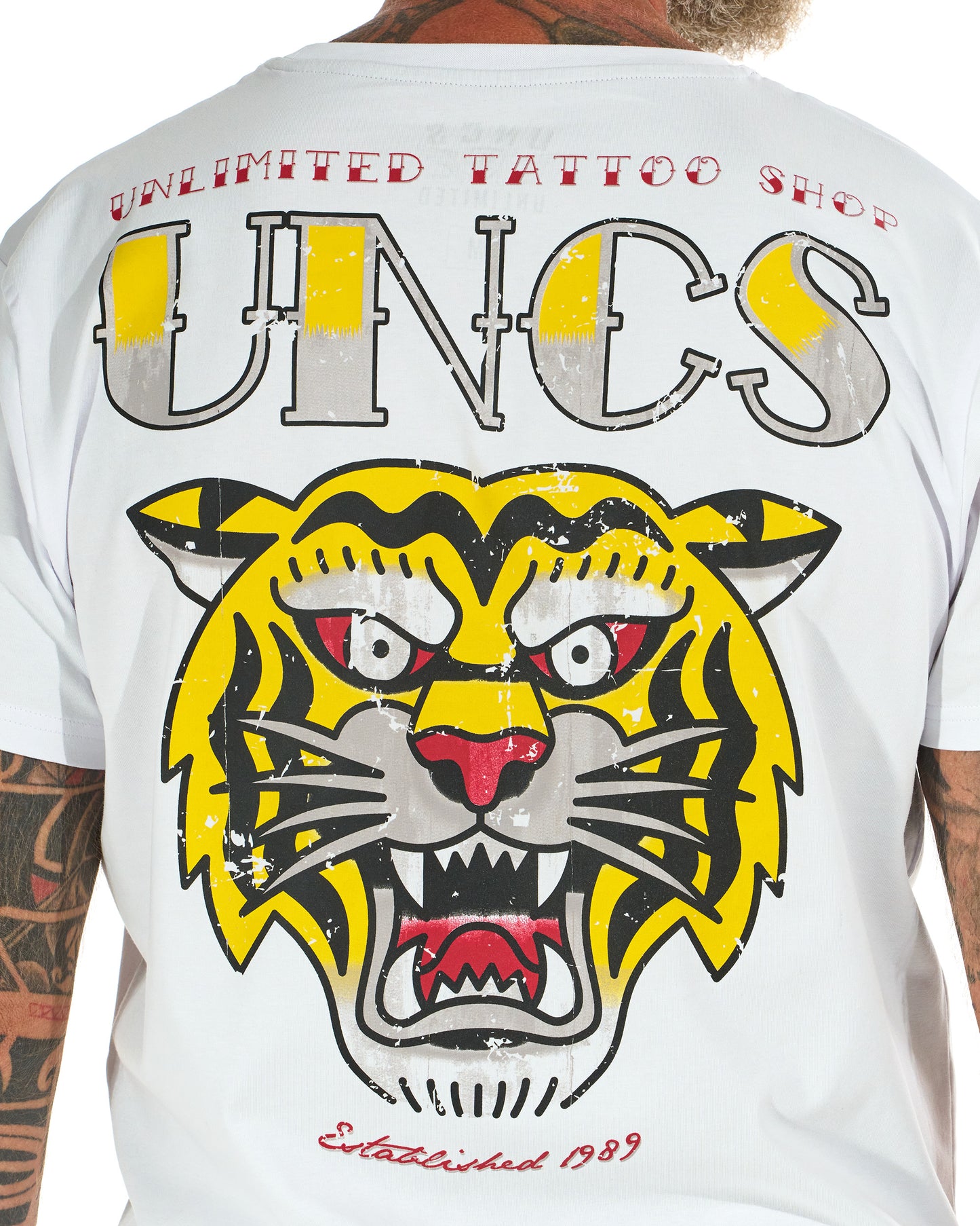 Pánske tričko TIGER WHITE