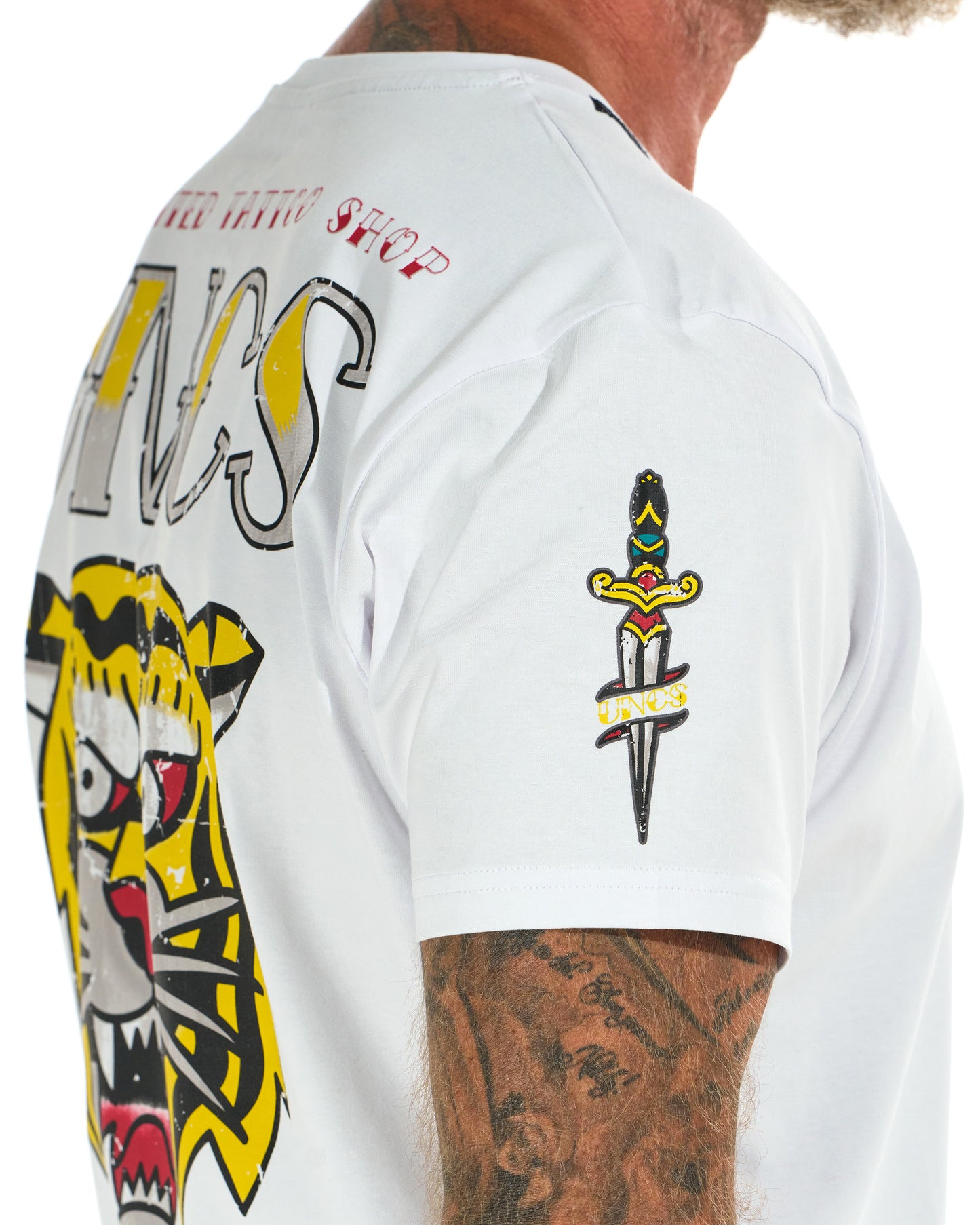 Pánske tričko TIGER WHITE