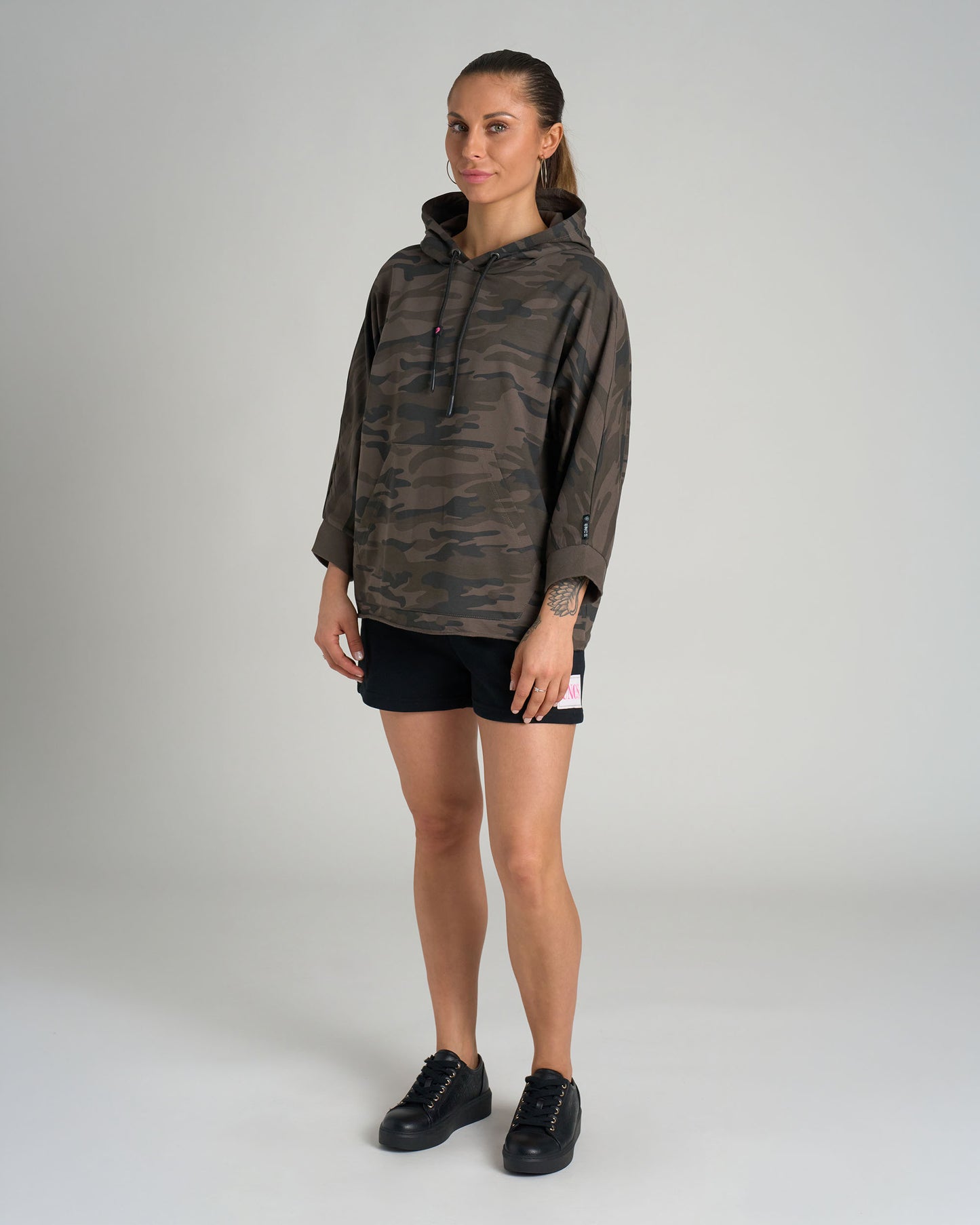 Dámska mikina SIMONE (OVERSIZE) BLACK