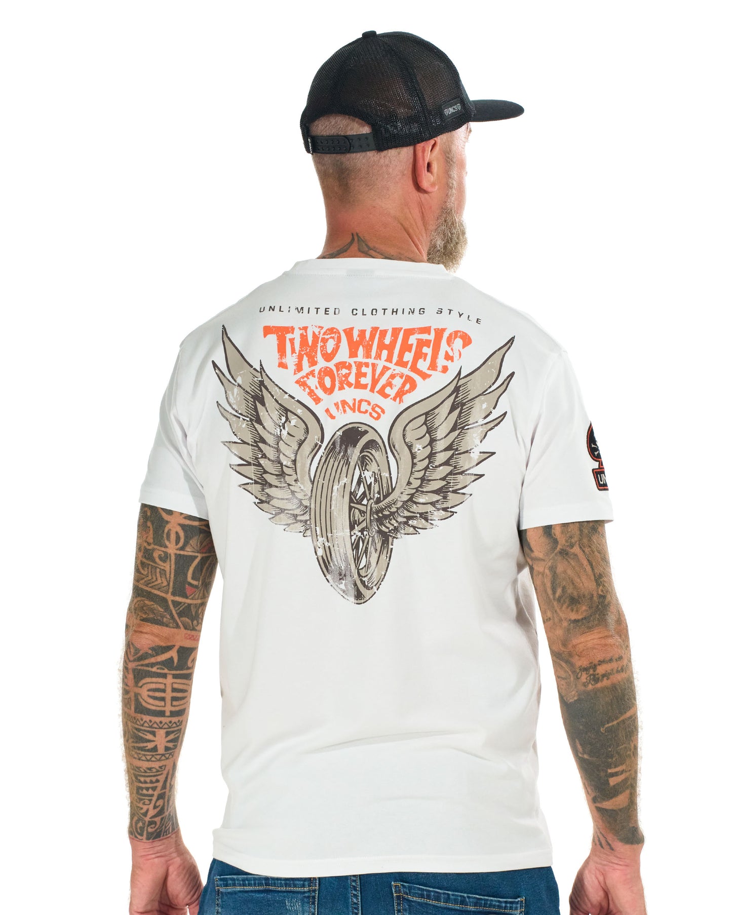 Pánske tričko TWO WHEELS II WHITE