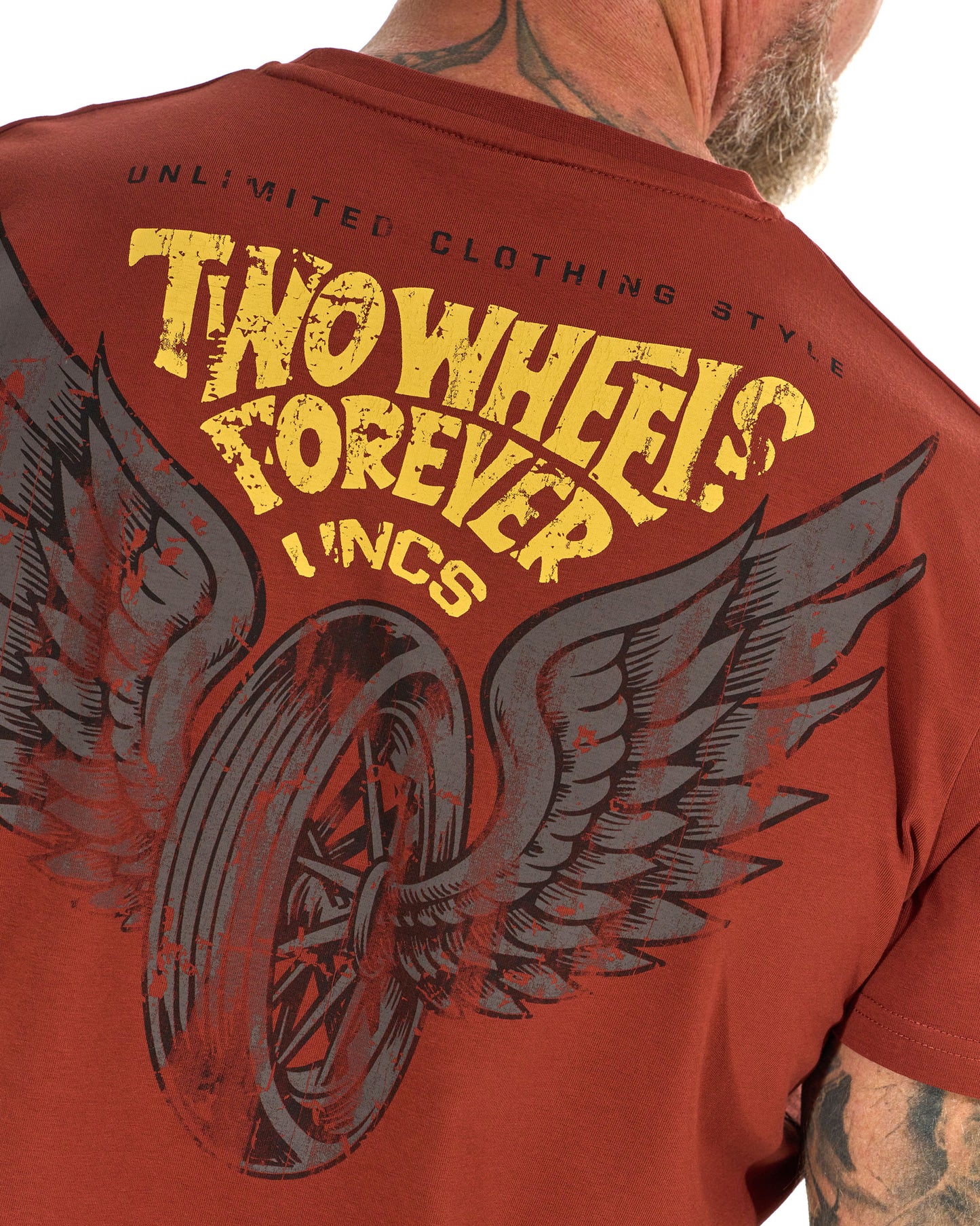 Pánske tričko TWO WHEELS II WINE