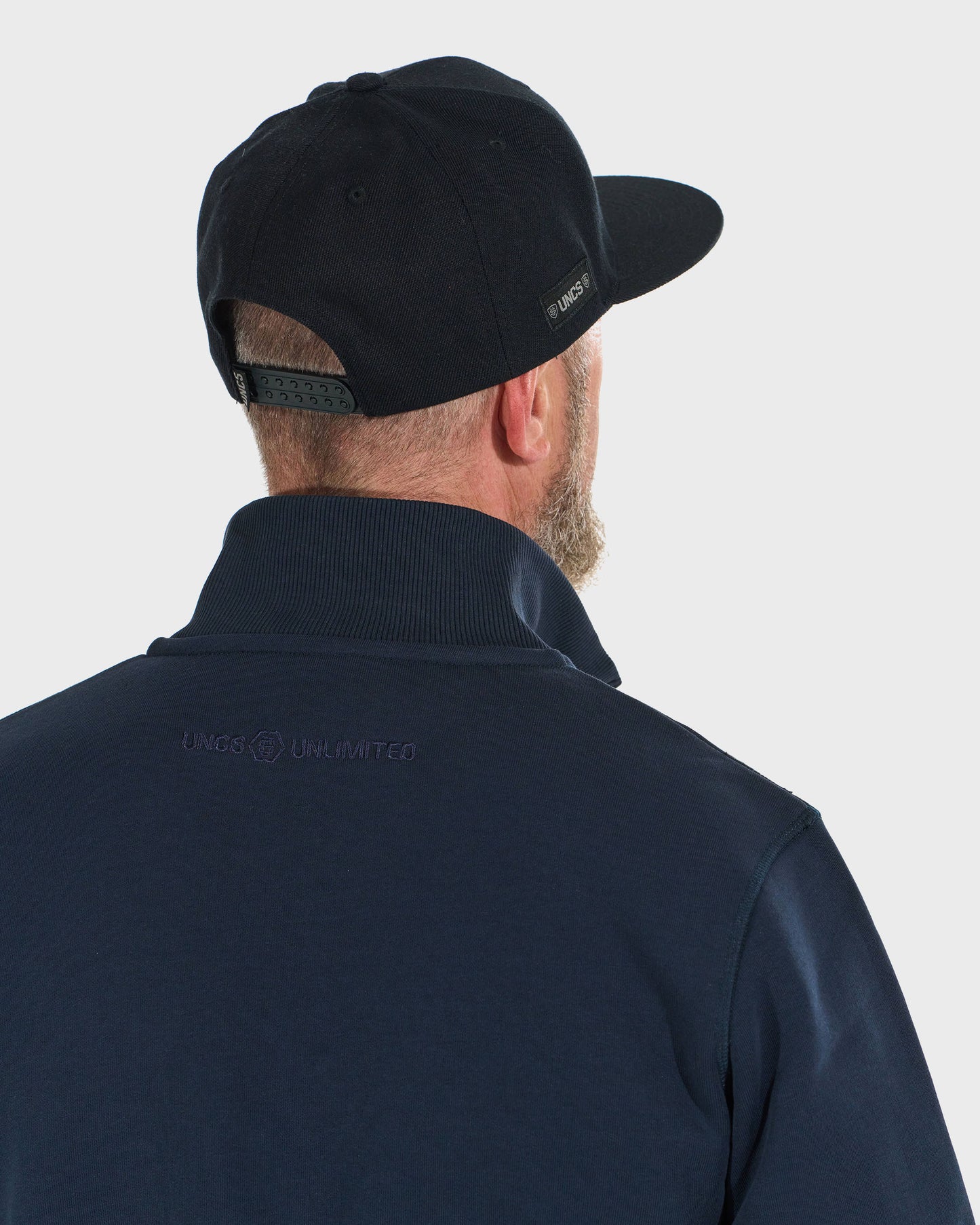 Pánska mikina HEXAGON DARK BLUE