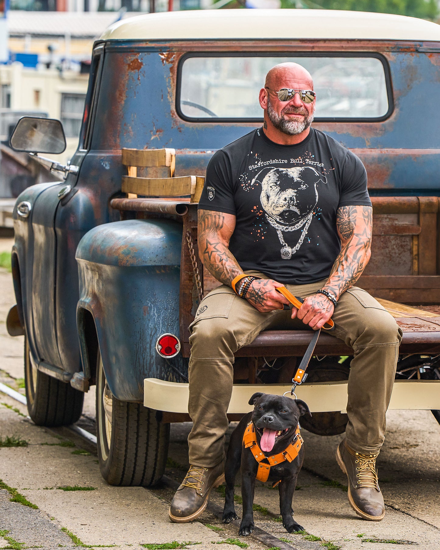 Pánske tričko BULL TERRIER II BLACK