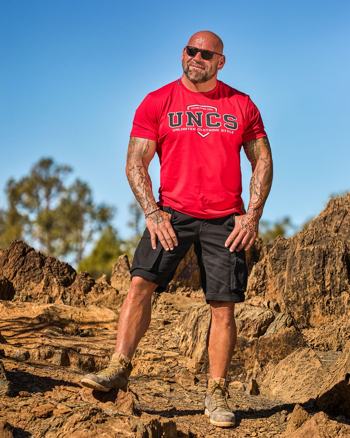 Pánske tričko UNCS TEAM RED