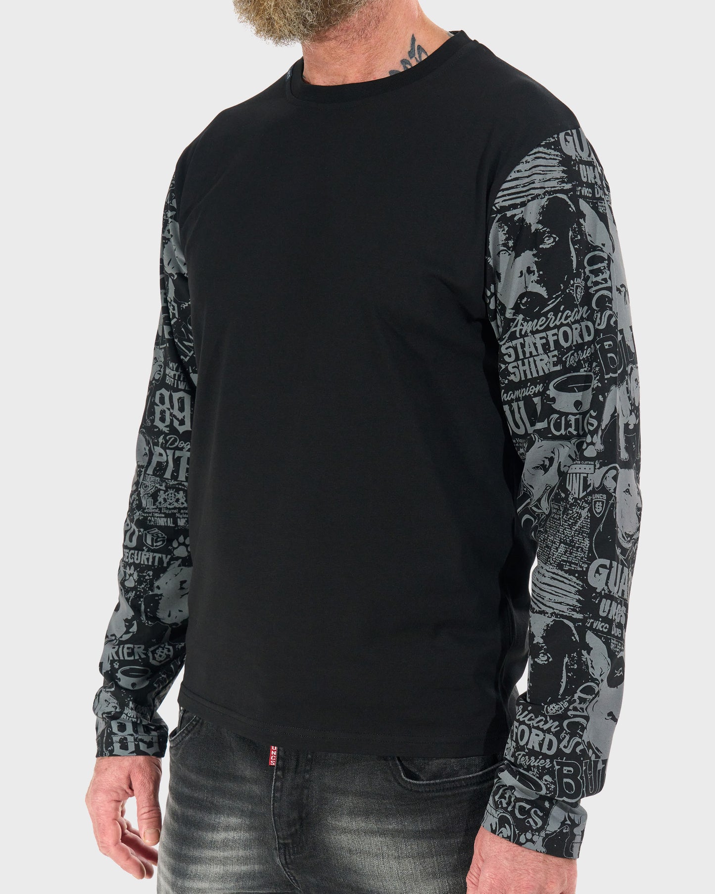 Pánske tričko COMICS LS BLACK