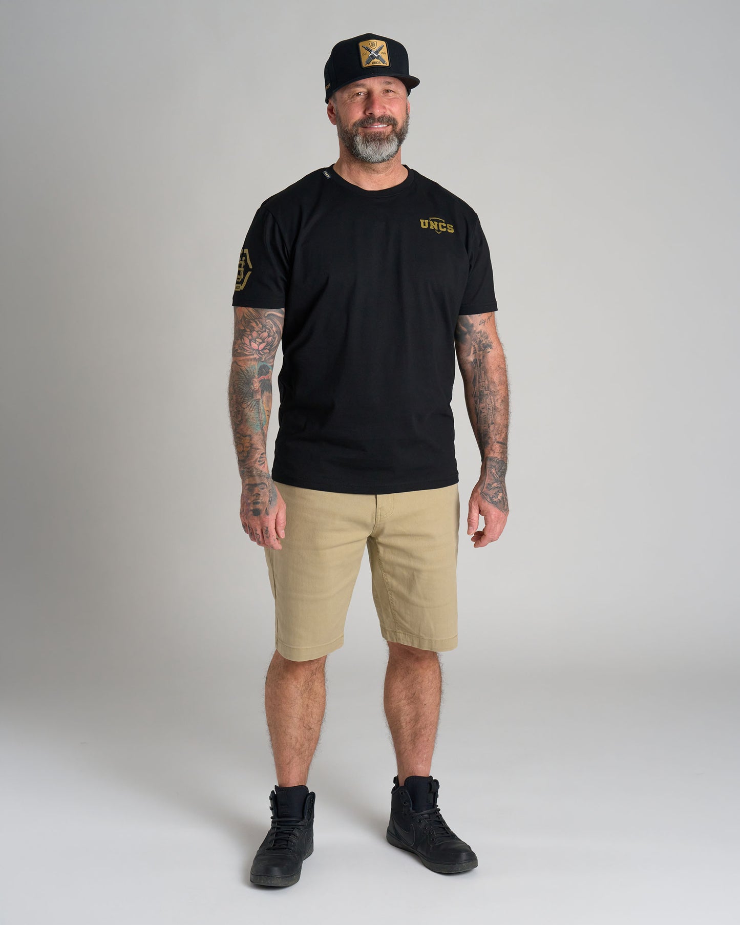 Pánske tričko UNCS GOLD BLACK