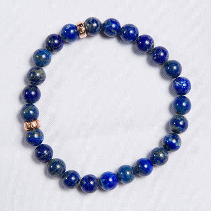 Pánsky náramok Lapis Lazuli 8 mm