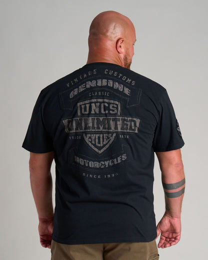 Pánske tričko VINTAGE VIII BLACK