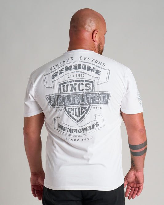 Pánske tričko VINTAGE VIII WHITE