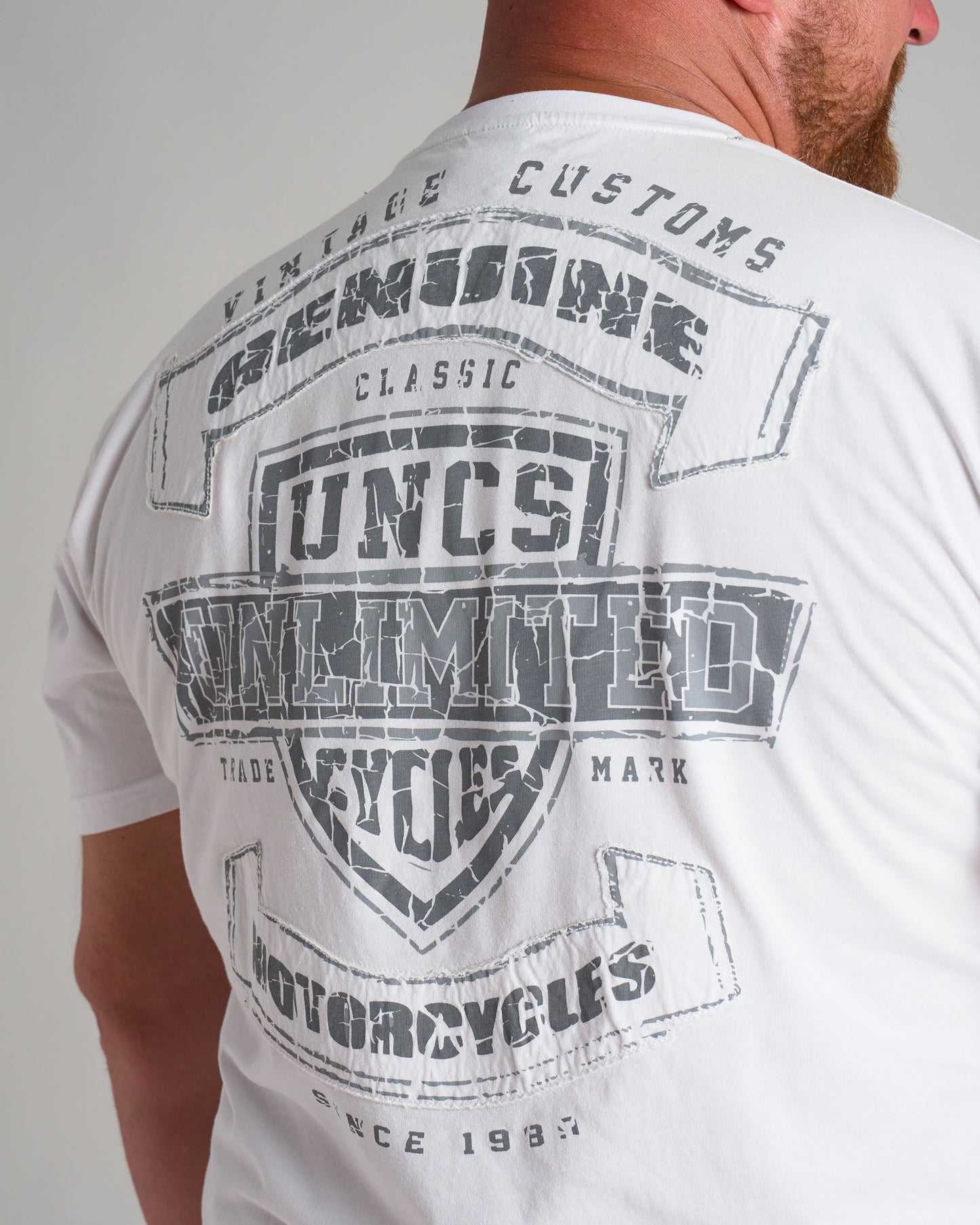 Pánske tričko VINTAGE VIII WHITE
