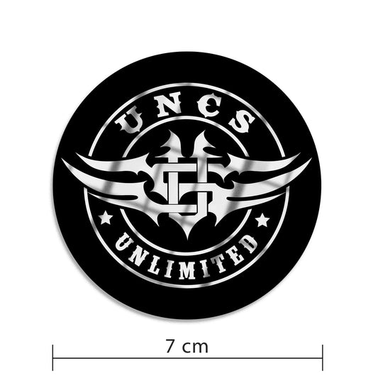 Nálepka UNLIMITED GOLD SILVER