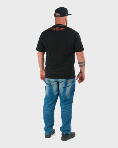 Pánske tričko STORM BLACK/ORANGE