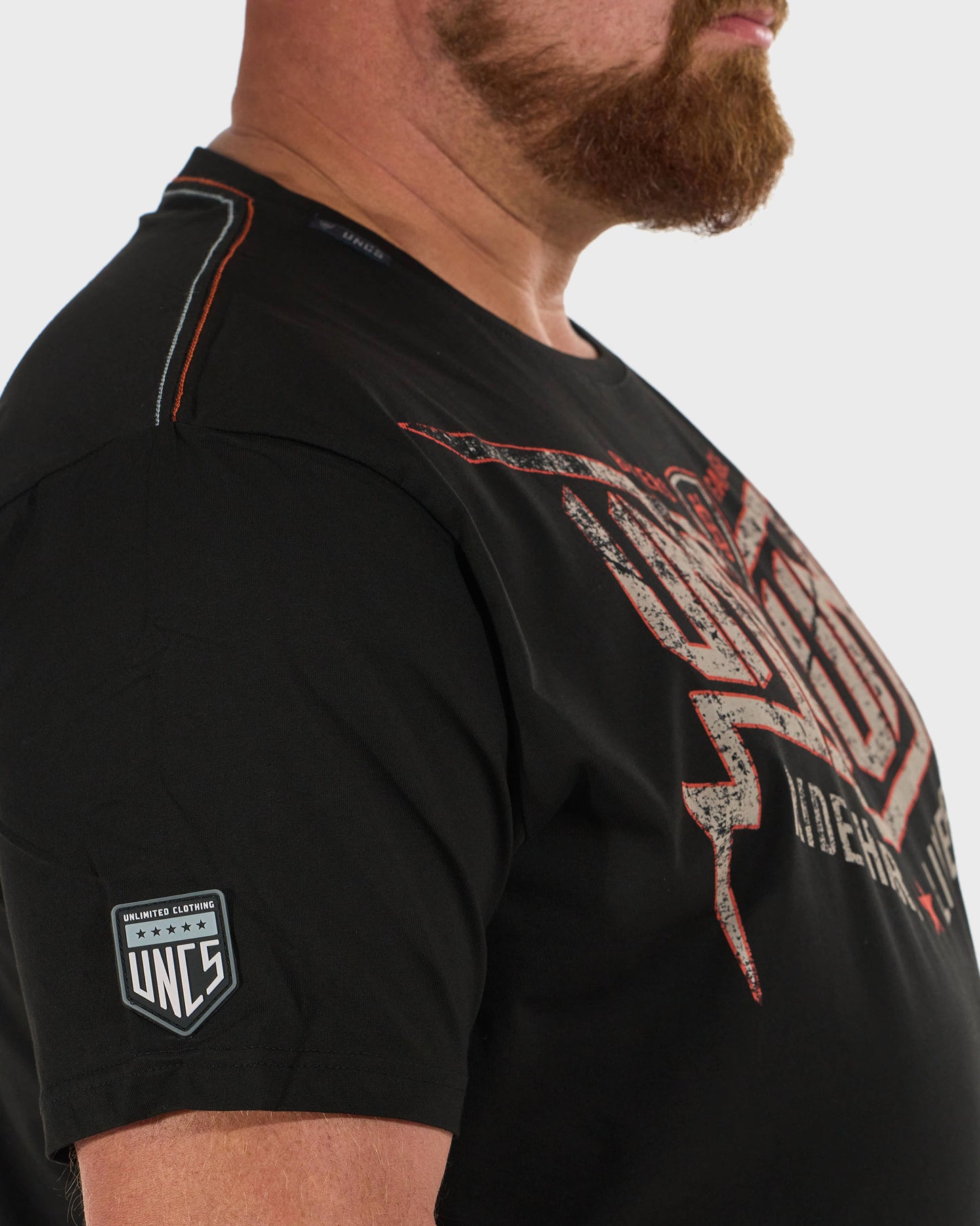 Pánske tričko STORM BLACK/ORANGE