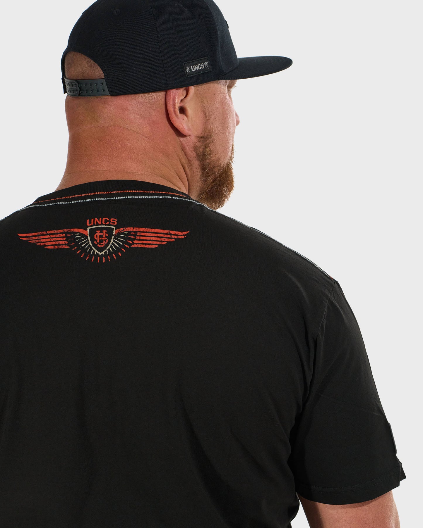 Pánske tričko STORM BLACK/ORANGE