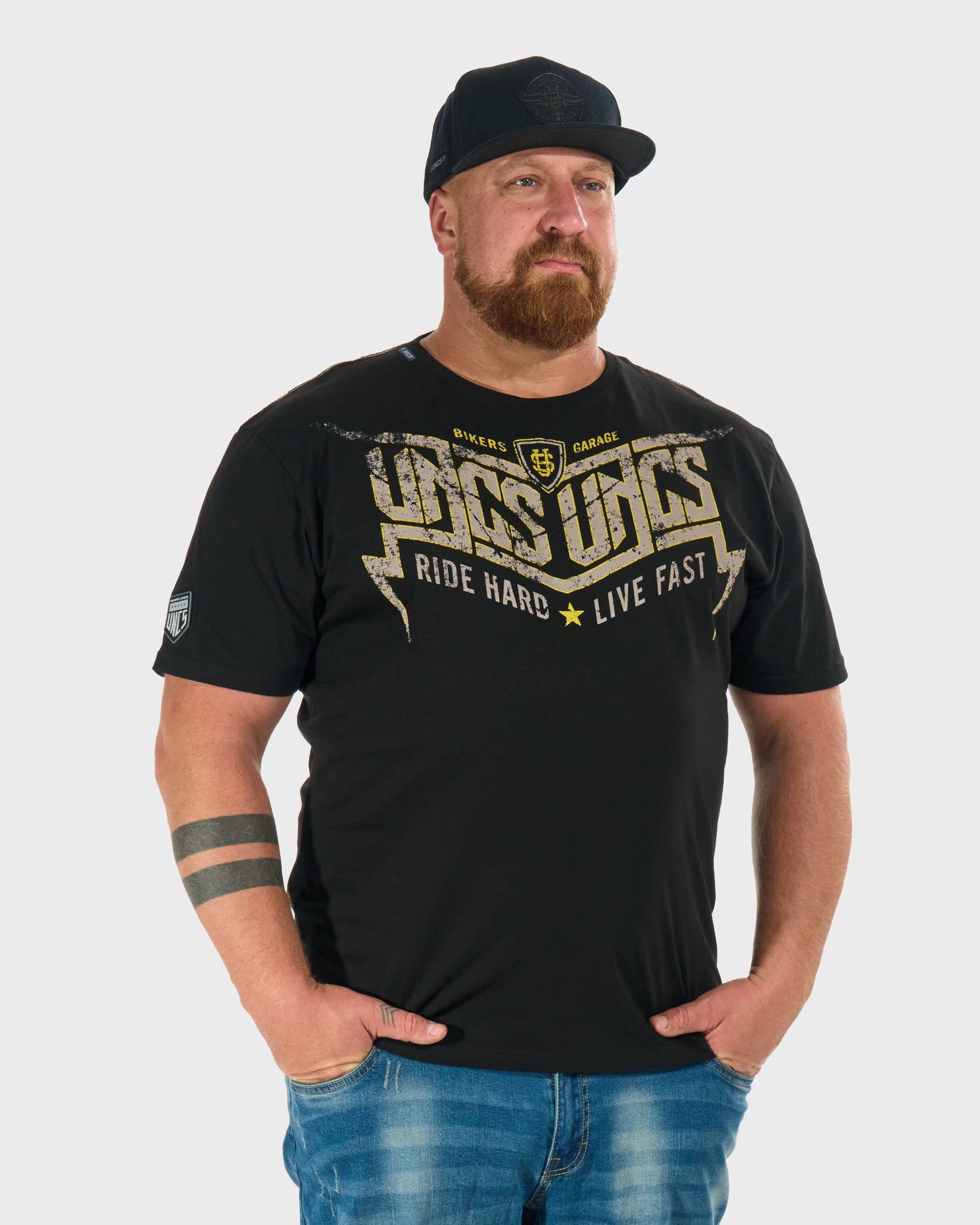 Pánske tričko STORM BLACK/YELLOW