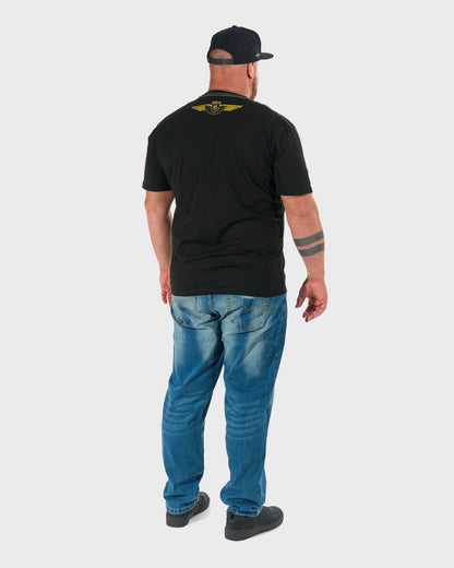 Pánske tričko STORM BLACK/YELLOW