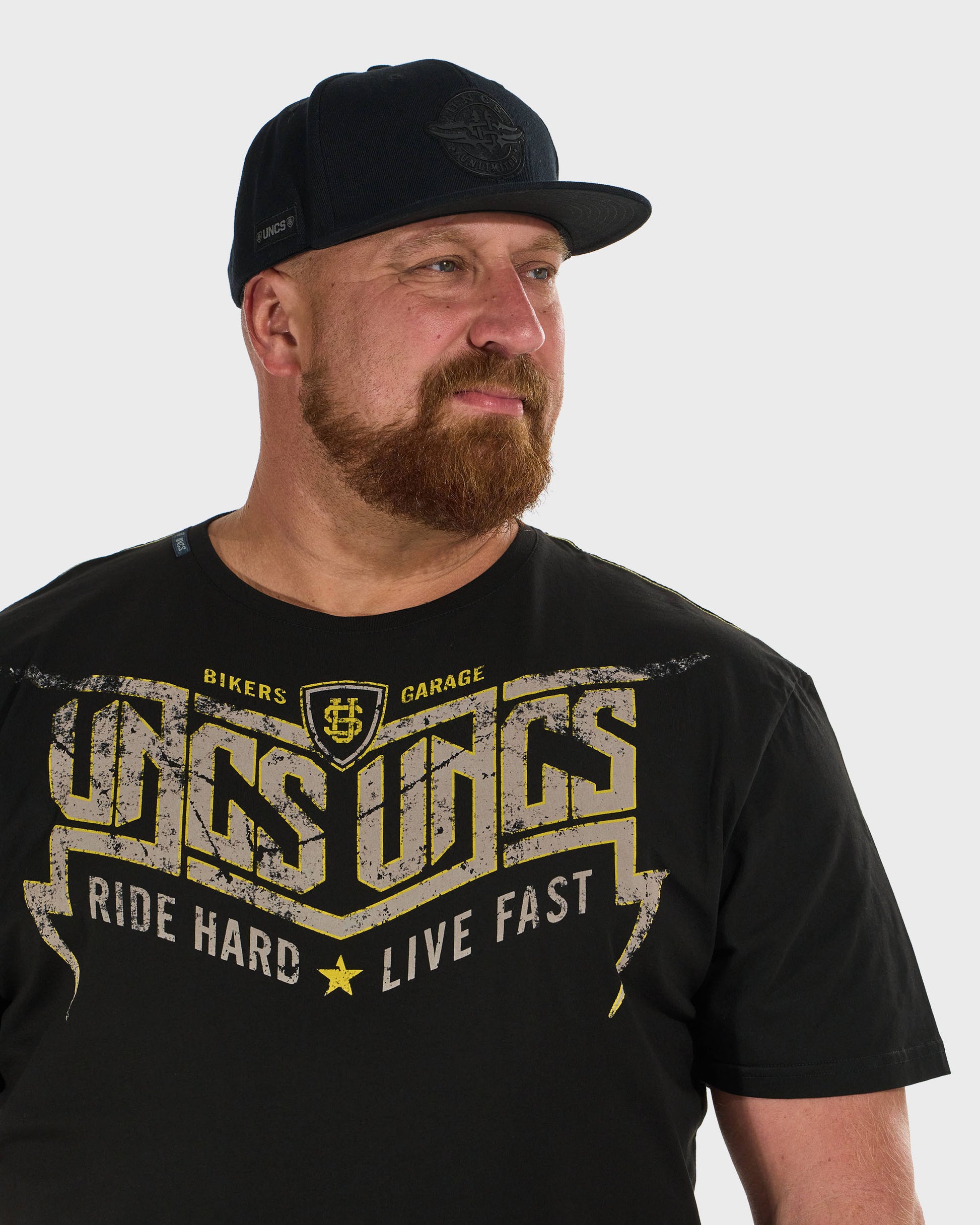 Pánske tričko STORM BLACK/YELLOW