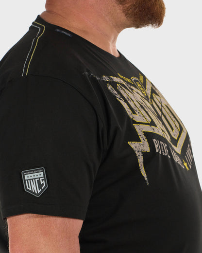 Pánske tričko STORM BLACK/YELLOW