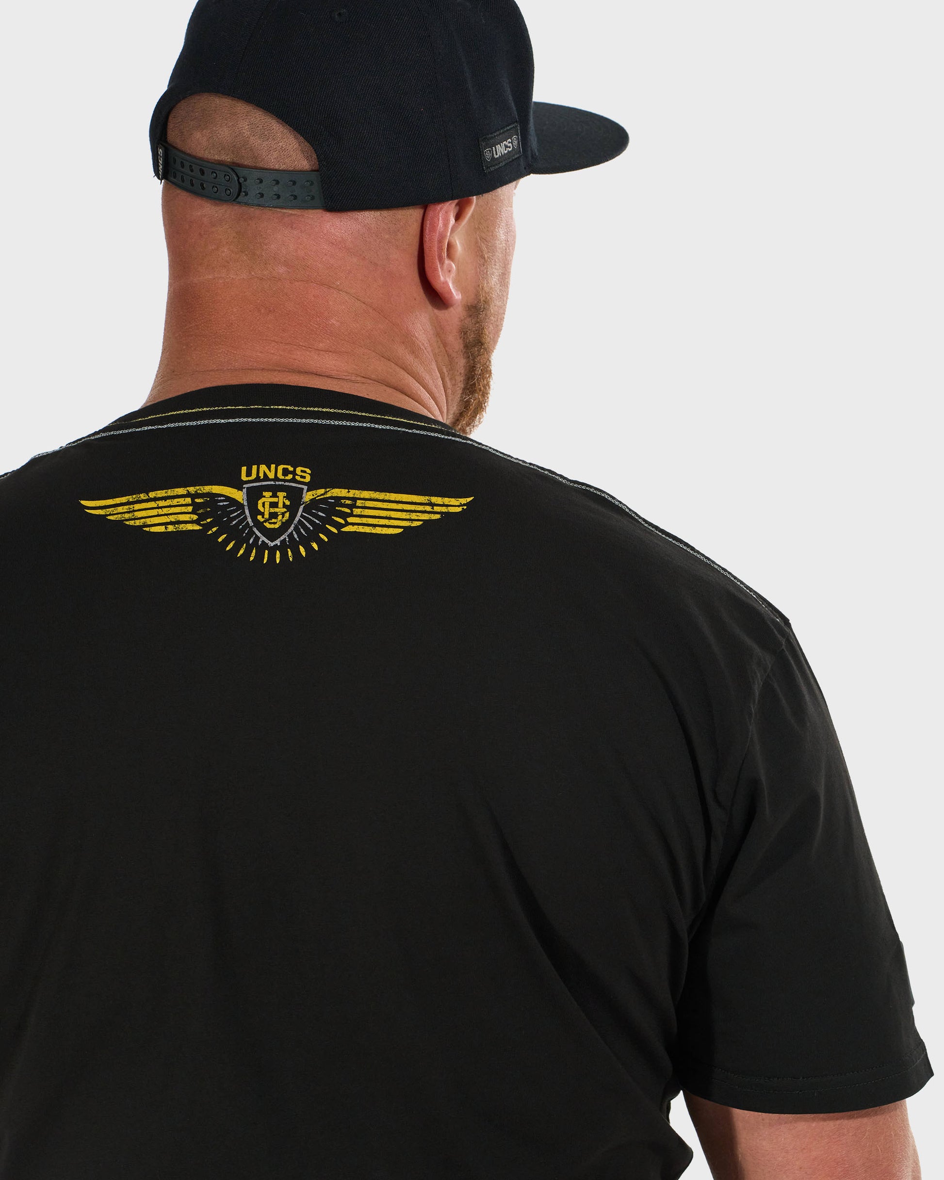 Pánske tričko STORM BLACK/YELLOW