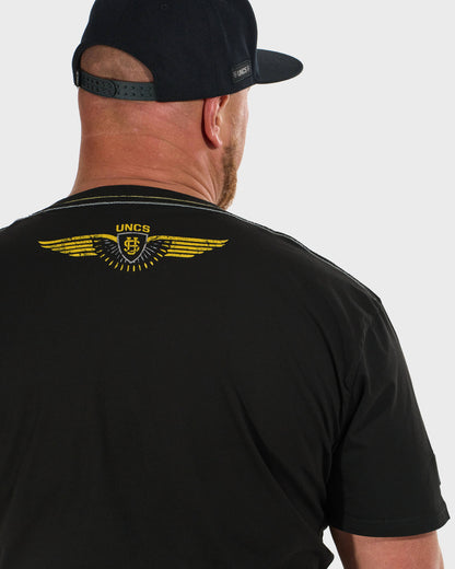 Pánske tričko STORM BLACK/YELLOW