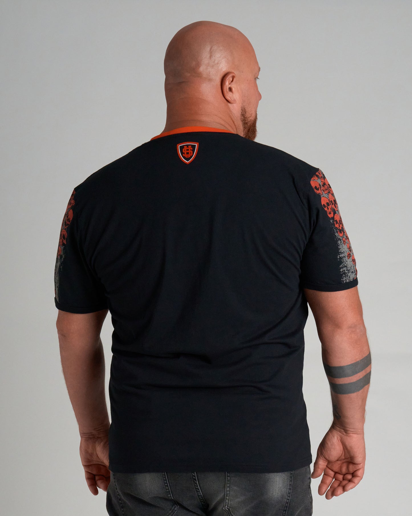 Pánske tričko MALLORY IV BLACK/ORANGE