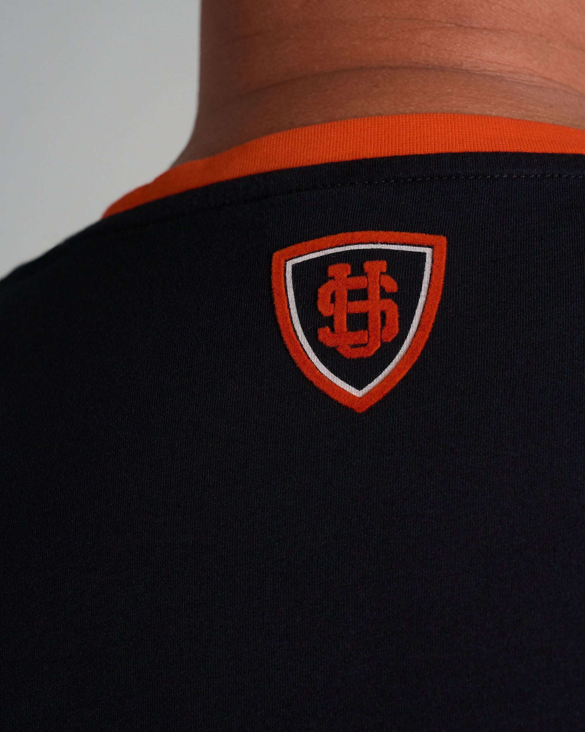 Pánske tričko MALLORY IV BLACK/ORANGE