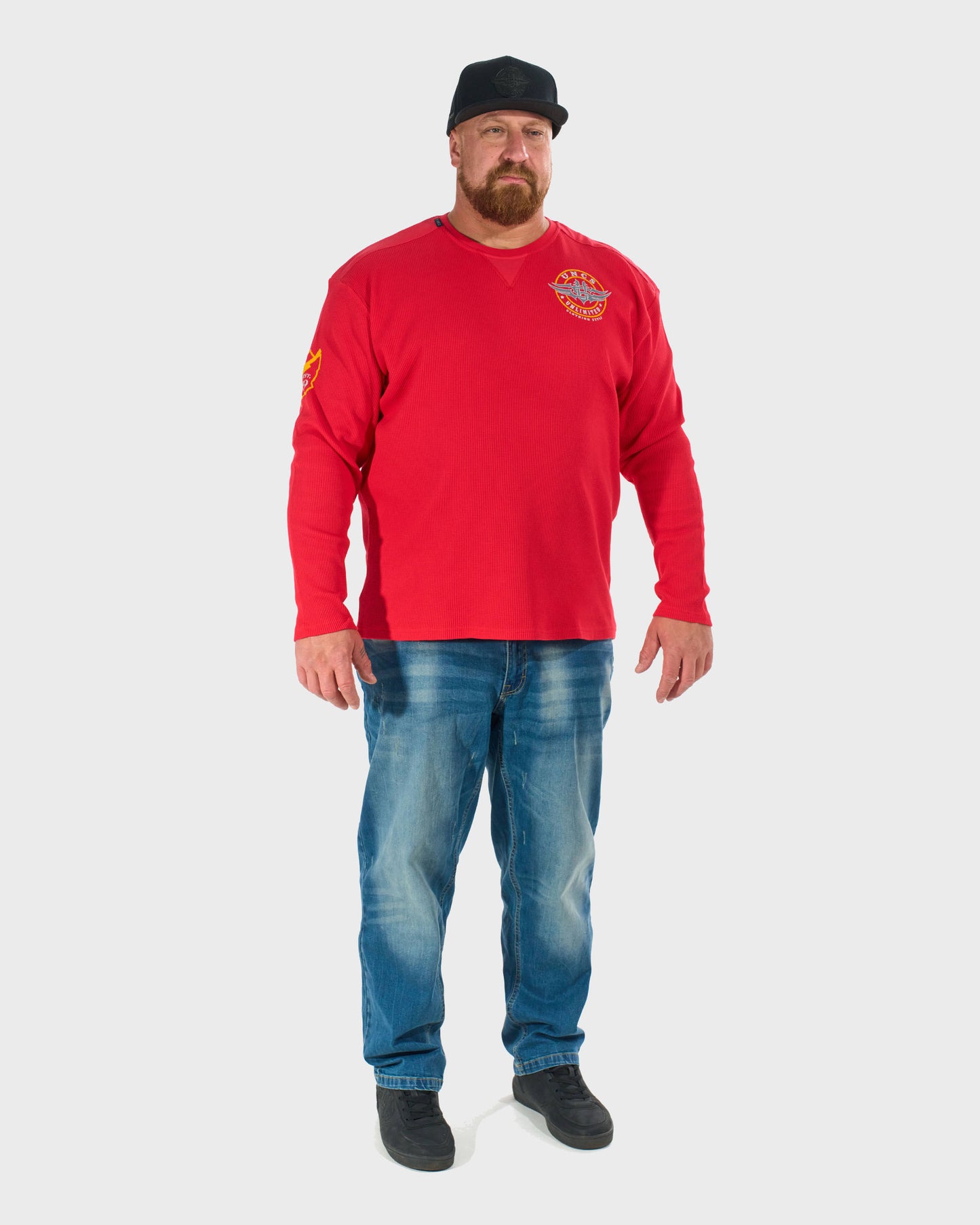 Pánske tričko BROOKS III LS RED