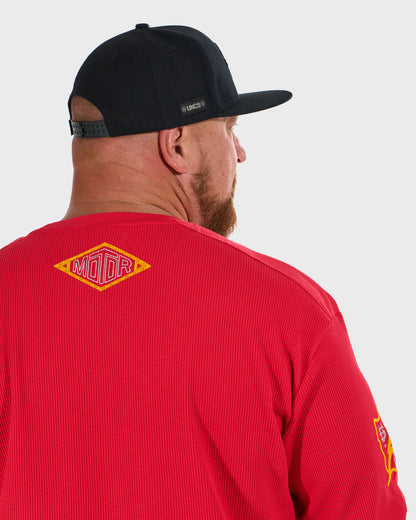 Pánske tričko BROOKS III LS RED