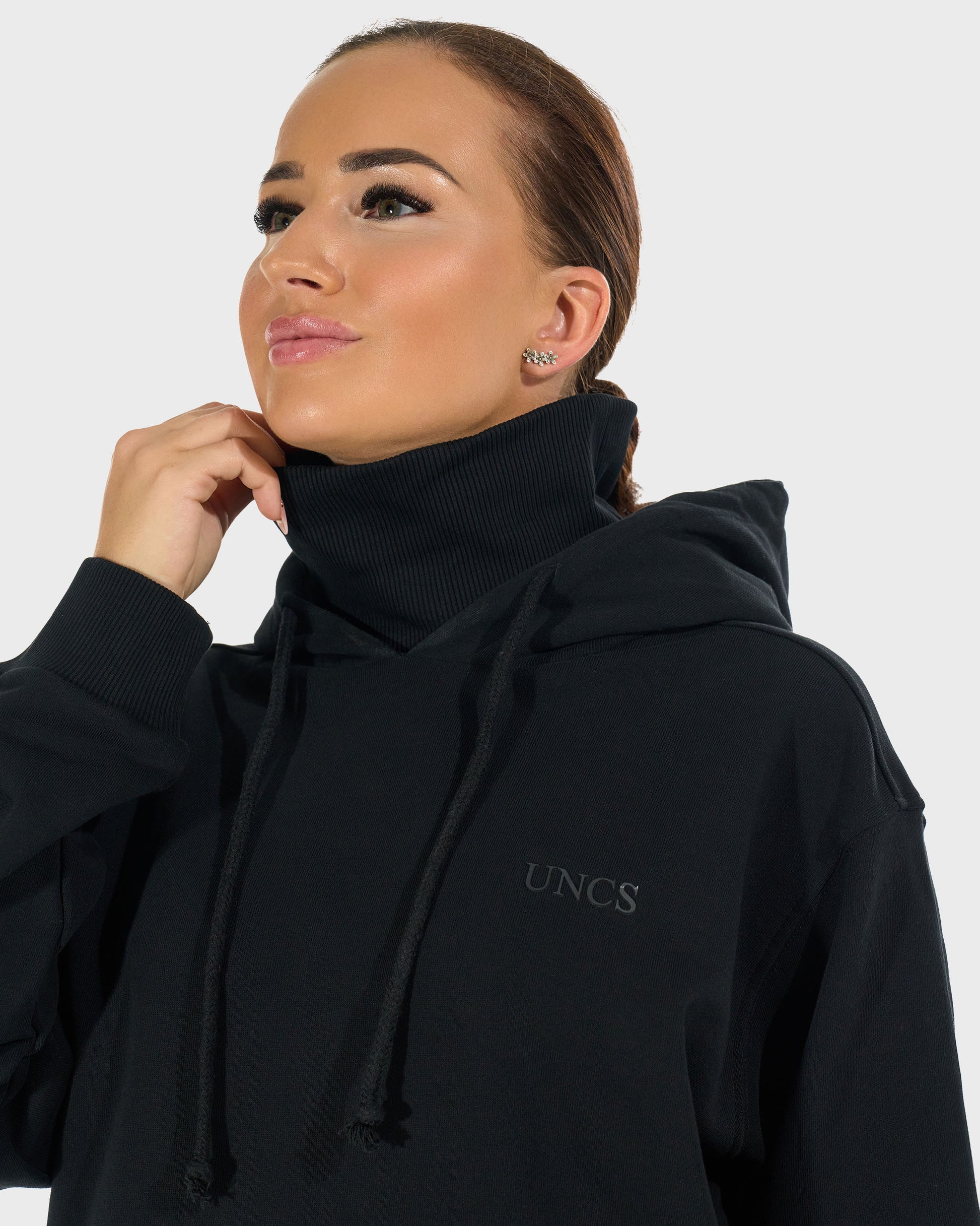 Dámska mikina BELLA BLACK BLACK