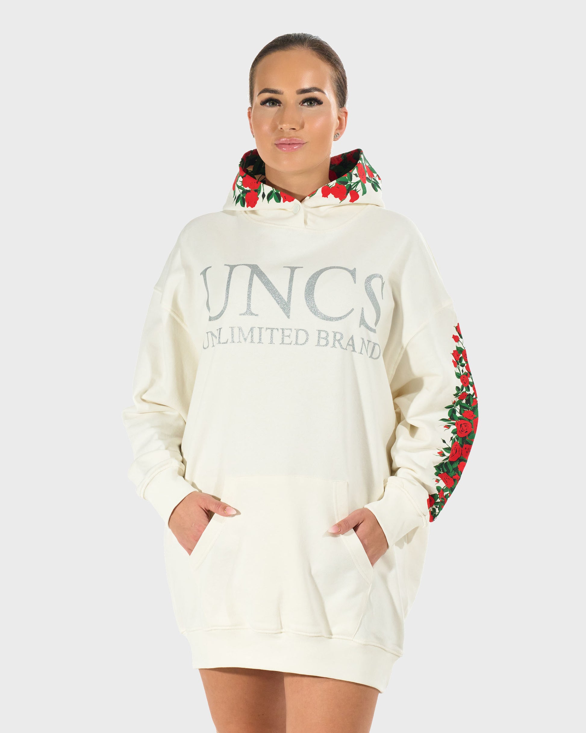 Dámska mikina ANDREA (oversize) CREAM