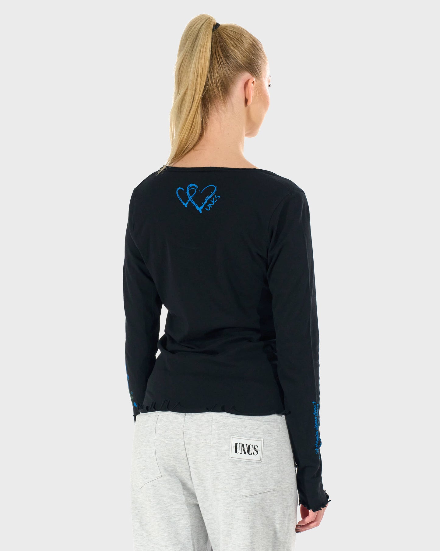 Dámske tričko CLAUDIE LS BLACK BLACK