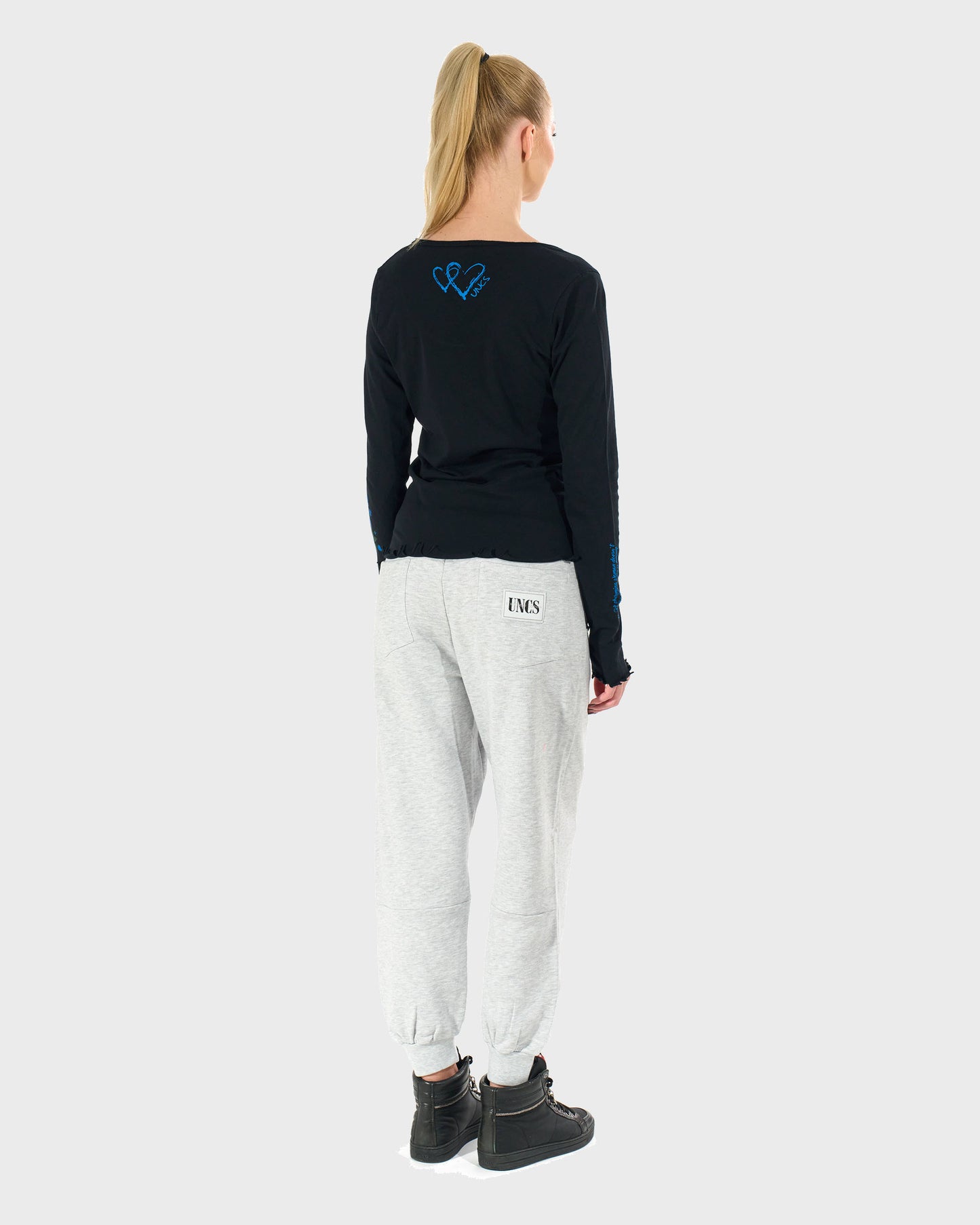 Dámske tričko CLAUDIE LS BLACK BLACK
