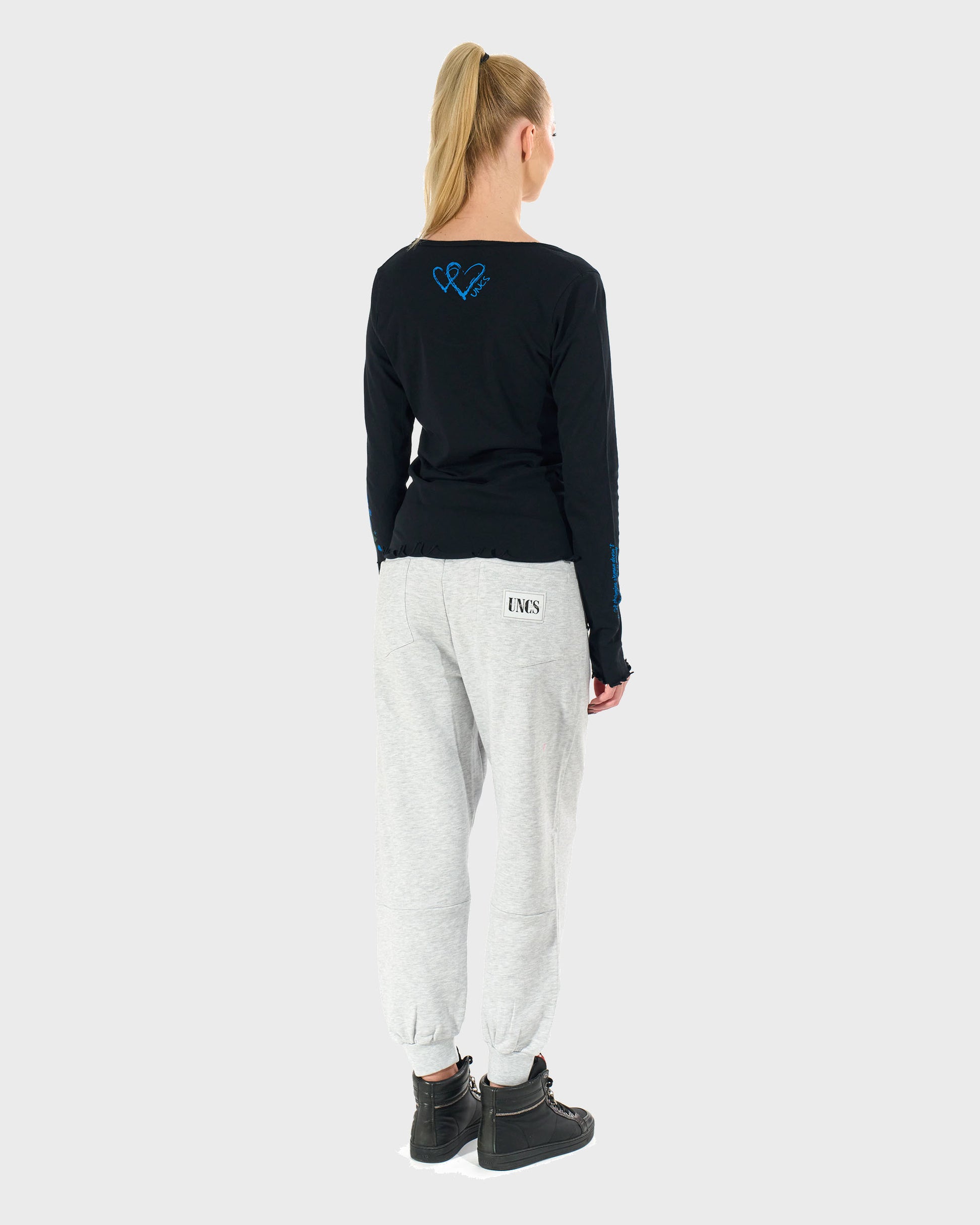 Dámske tričko CLAUDIE LS BLACK BLACK