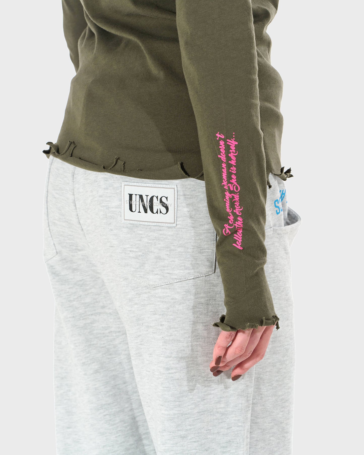 Dámske tričko CLAUDIE LS KHAKI KHAKI