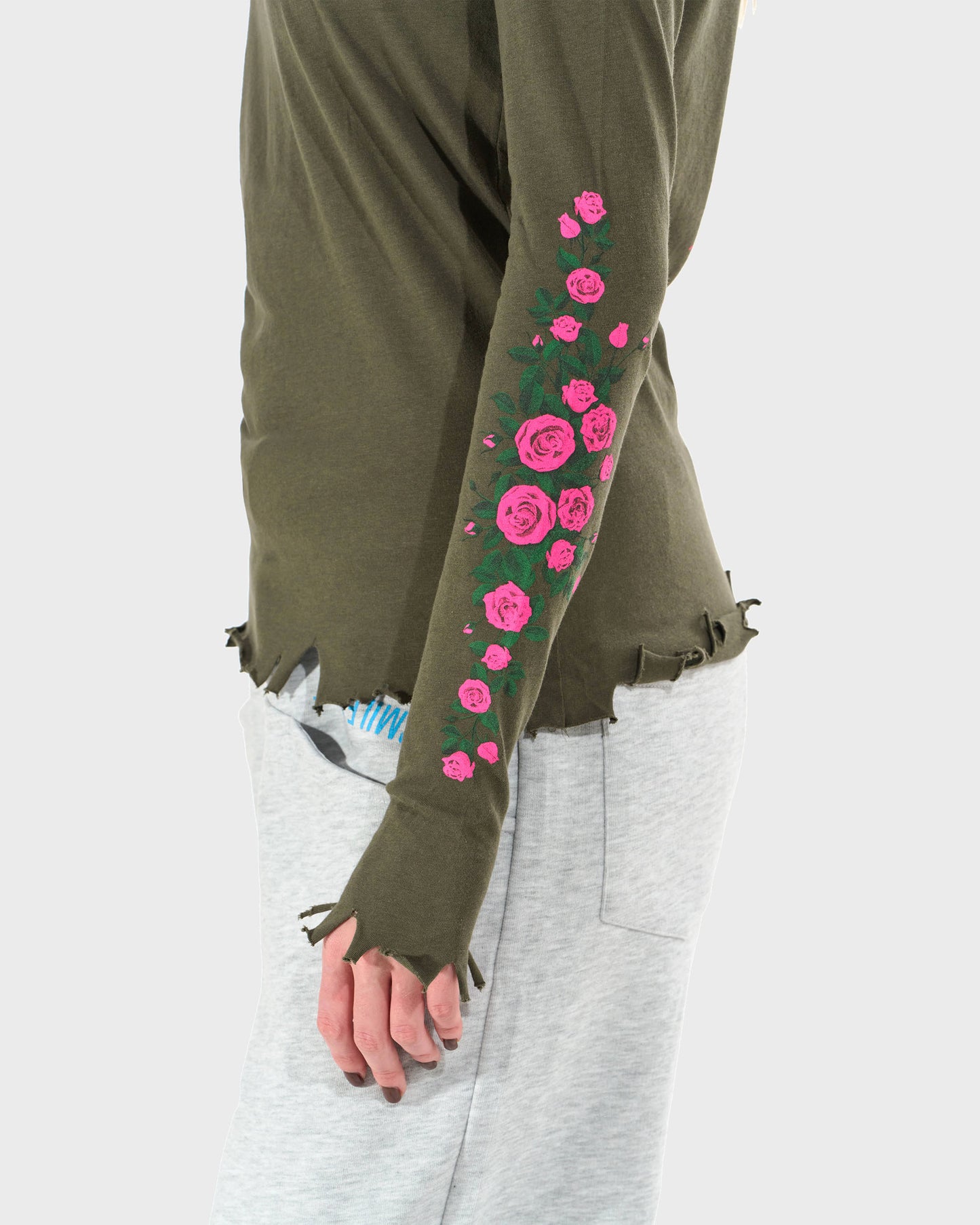 Dámske tričko CLAUDIE LS KHAKI KHAKI