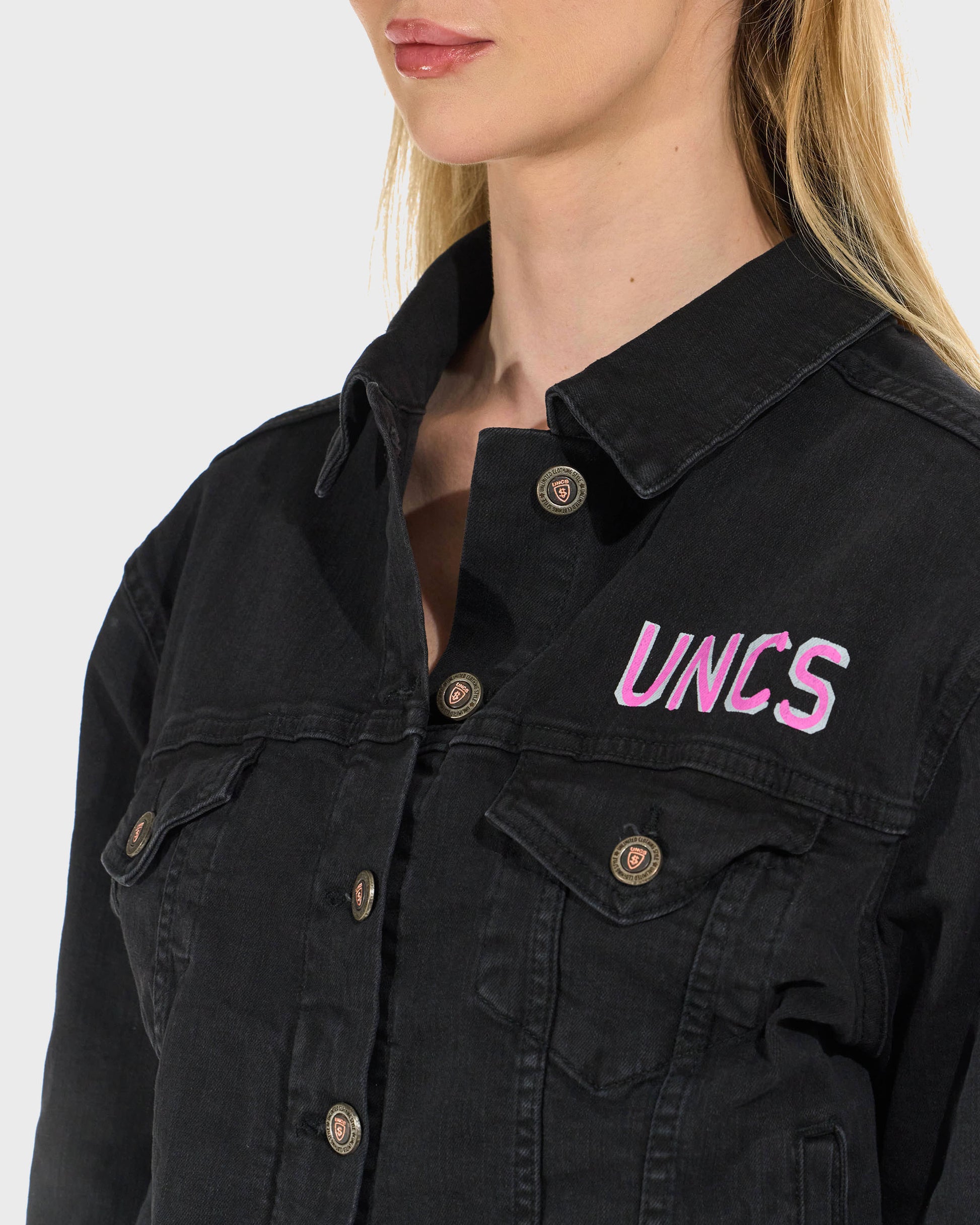 Dámska bunda CYNTHIA BLACK DENIM