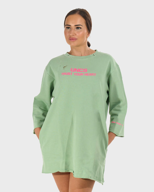 Dámske šaty POMPONIE PISTACHIO