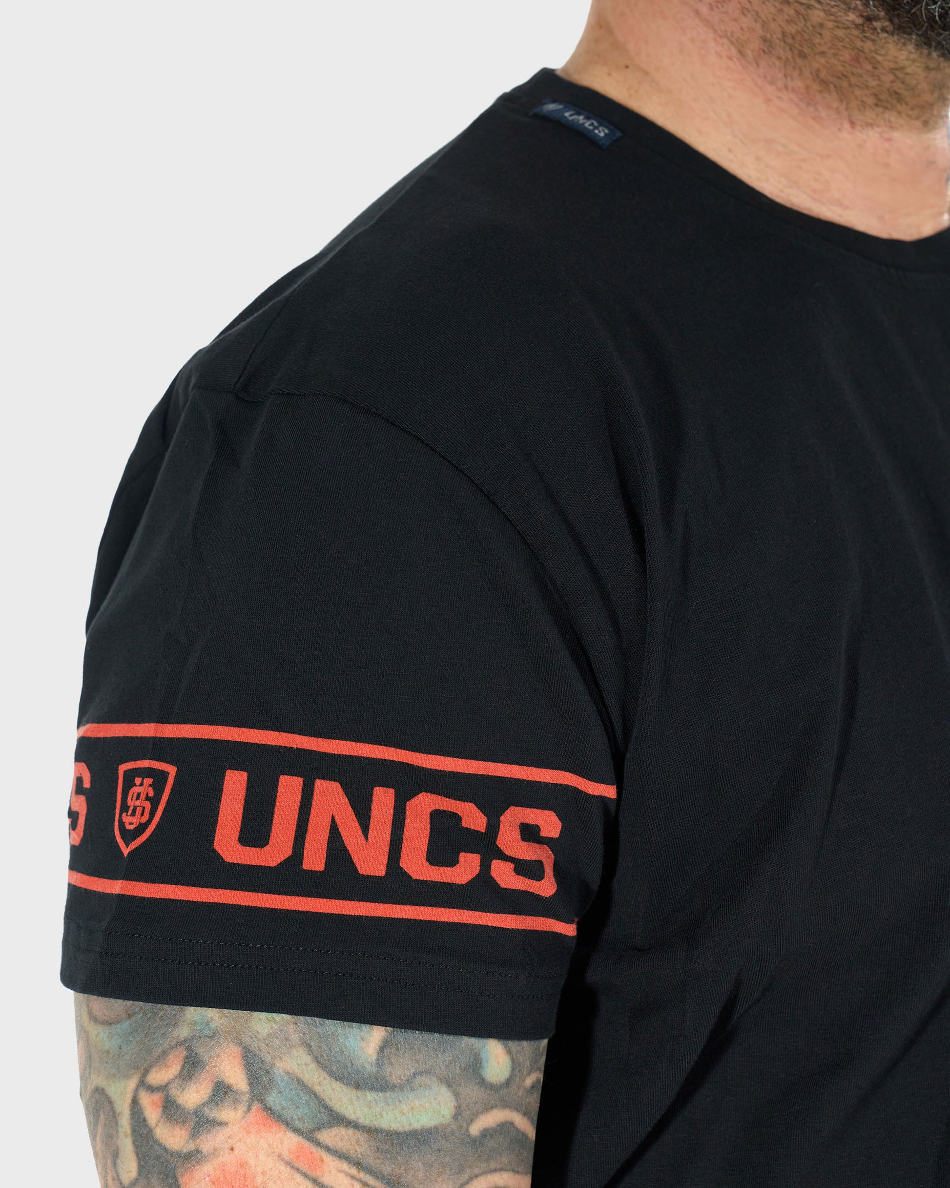 Pánske tričko BRADY II BLACK/ORANGE