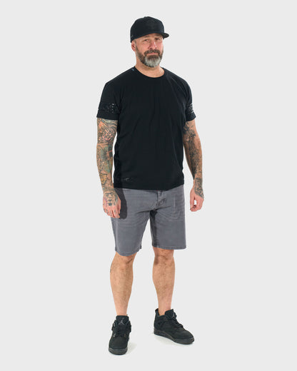 Pánske tričko BRADY II BLACK/BLACK