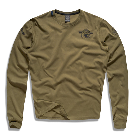 Pánske tričko FLAGS II LS KHAKI