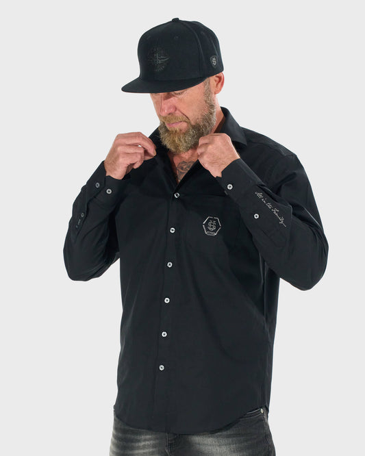 Pánska košeľa MONROE II BLACK