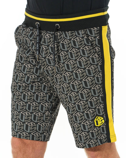 Pánske kraťasy COLIN BLACK/YELLOW