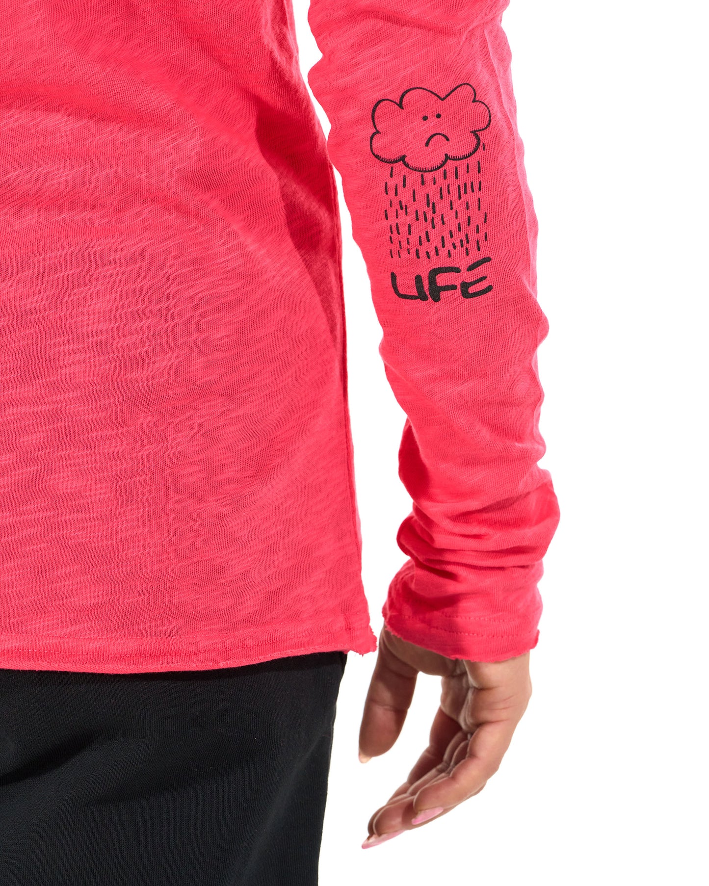 Dámske tričko JENOVETA LS STRAWBERRY